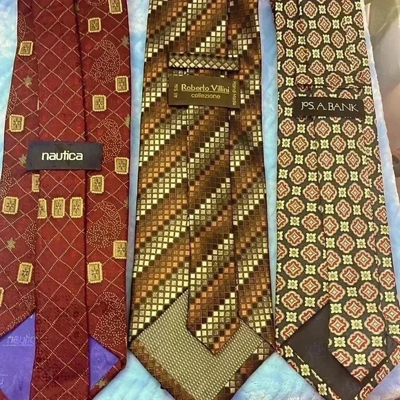 Nautica, Jos. A. Bank, & Roberto Villini Silk Tie Set - Picture 2 of 5